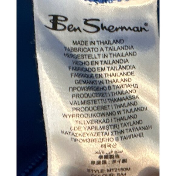 Ben Sherman Casual Long Sleeves Polyester Jacket Blue Xlarge Sku 2653 - Picture 13 of 16